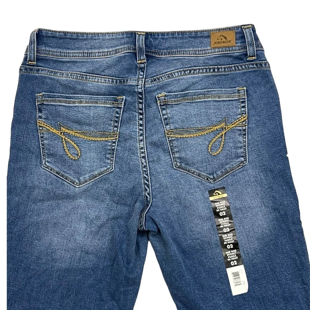 Jordache Light Wash Skinny Stretch Jeans Size 2